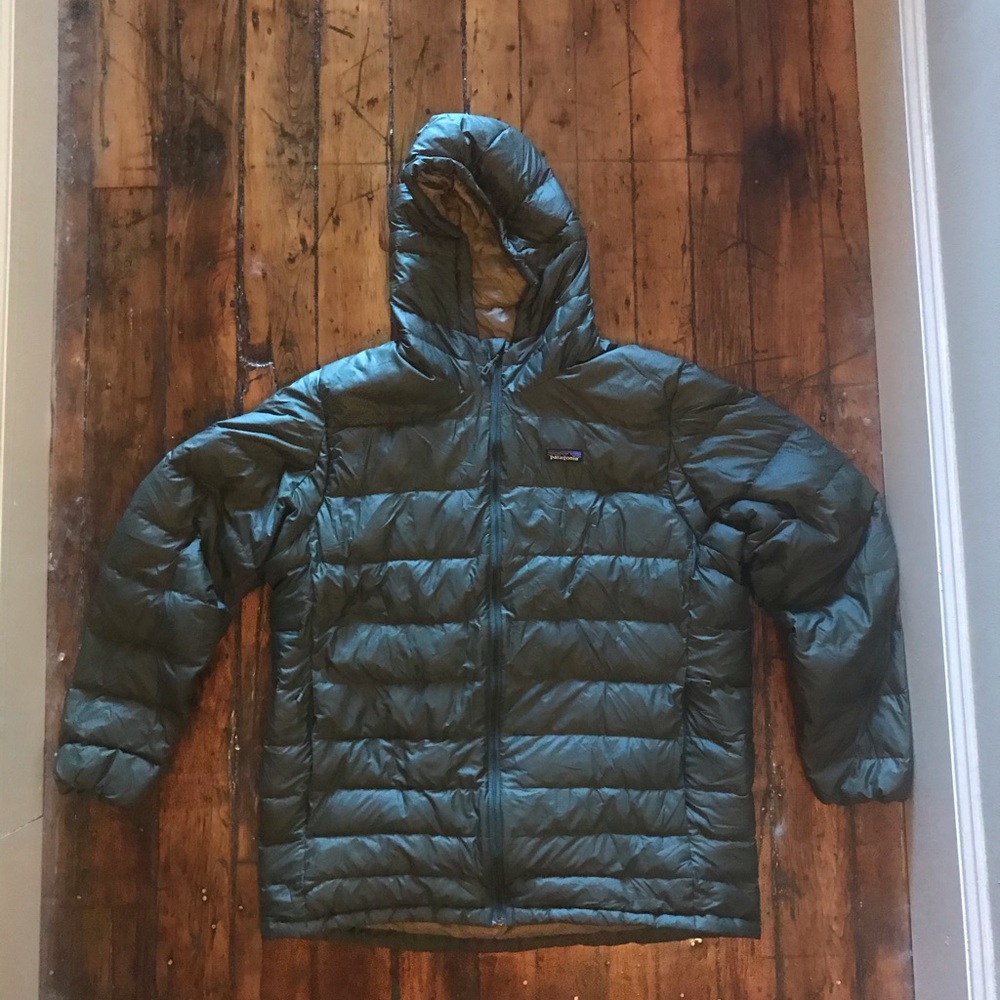 Men’s Hi-Loft Down Hoodie XL - Industrial Green